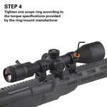 DISCOVERYOPT Optics ED GEN II 3-15x50SFIR Rifle Scope FFP 0.1 MRAD Illuminated Reticle 30mm Tube
