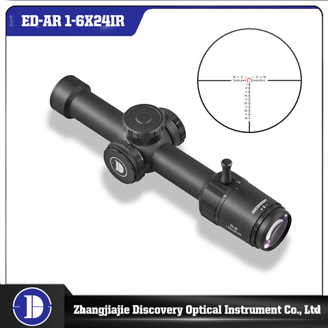Discoveryopt ED 1-6 Riflescope First Focal Plane AK 47 AR 15 Imported High Definition Glass