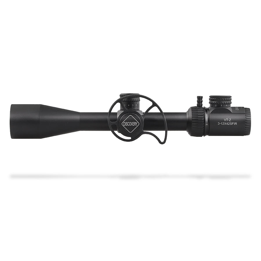 Illuminated Discovery Rifle Scope 3-12 4-16 6-24 Magnification Side Wheel 2 sizes Glass Etched