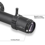 Discoveryopt 5-40x56mm ED 35mm Tube First Focal Plane Rifle Scope, Color: Black, Tube Diameter: 35 mm
