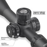 ED 4-20x52 Rifle Scope, 34 mm Tube, First Focal Plane, Color: Black / Free Shipping