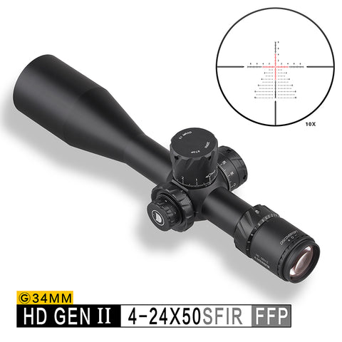 HD GenII 4-24X50SFIR ZEROSTOP turret airgun riflescope