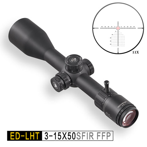 Ship from Poland Mighty sight Discovery scope ED-LHT 3-15X50SFIR First focal plane for Hunting