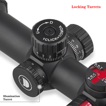 WG 1.2-6X24IRAI SFP-MOA Diameter:30MM Tactical Optics Scopes