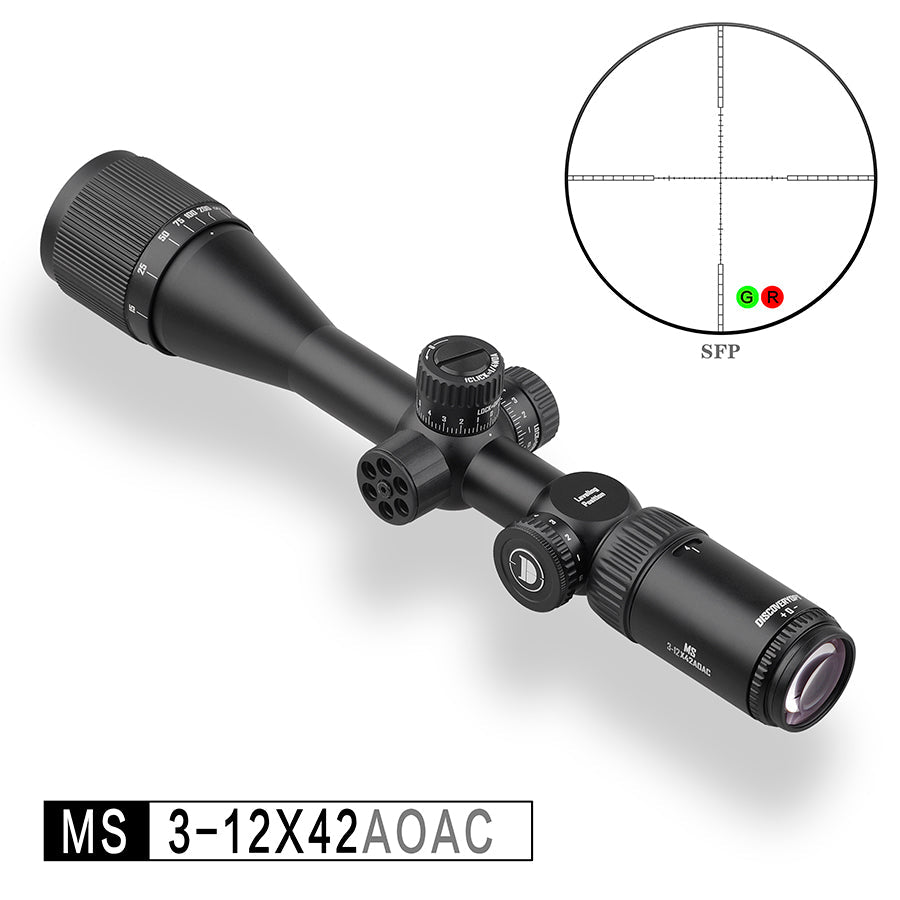 DISCOVERYOPT MS 3-12X42AOAC SFP-MOA Diameter:25.4MM Optics Scopes