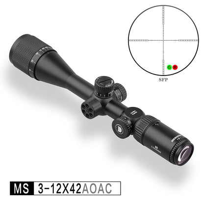 DISCOVERYOPT MS 3-12X42AOAC SFP-MOA Diameter:25.4MM Optics Scopes