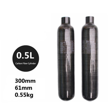 Carbon fiber right-angle fitting, intervals 0.36 l, 0.42 l, 0.5 l, HPA, precious, 4500 psi, 300 bar, M18 x 1.5.