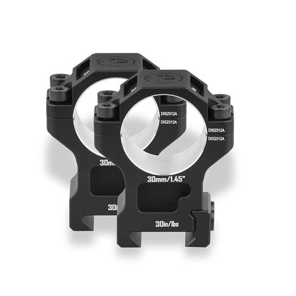 DISCOVERYOPT 7075 Aluminum Scope Rings – 25.4mm/30mm/34mm Tube | Fits 0.97"/1.26"/1.45" Scope Mount for Picatinny Rail