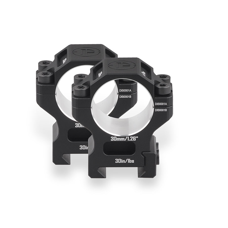 DISCOVERYOPT 6061 Aluminum Scope Rings – 25.4mm/30mm/34mm/35mm Tube | Fits 0.97"/1.26"/1.45" Scope Mount for Picatinny Rail