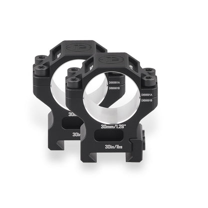 DISCOVERYOPT 6061 Aluminum Scope Rings – 25.4mm/30mm/34mm/35mm Tube | Fits 0.97"/1.26"/1.45" Scope Mount for Picatinny Rail