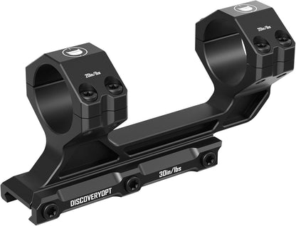 DISCOVERYOPT Cantilever Scope Mounts  | One-Piece 20 MOA 34mm or 30mm Tube for Picatinny Rail