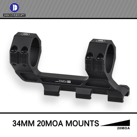 20MOA Mounts fit for 34mm tube