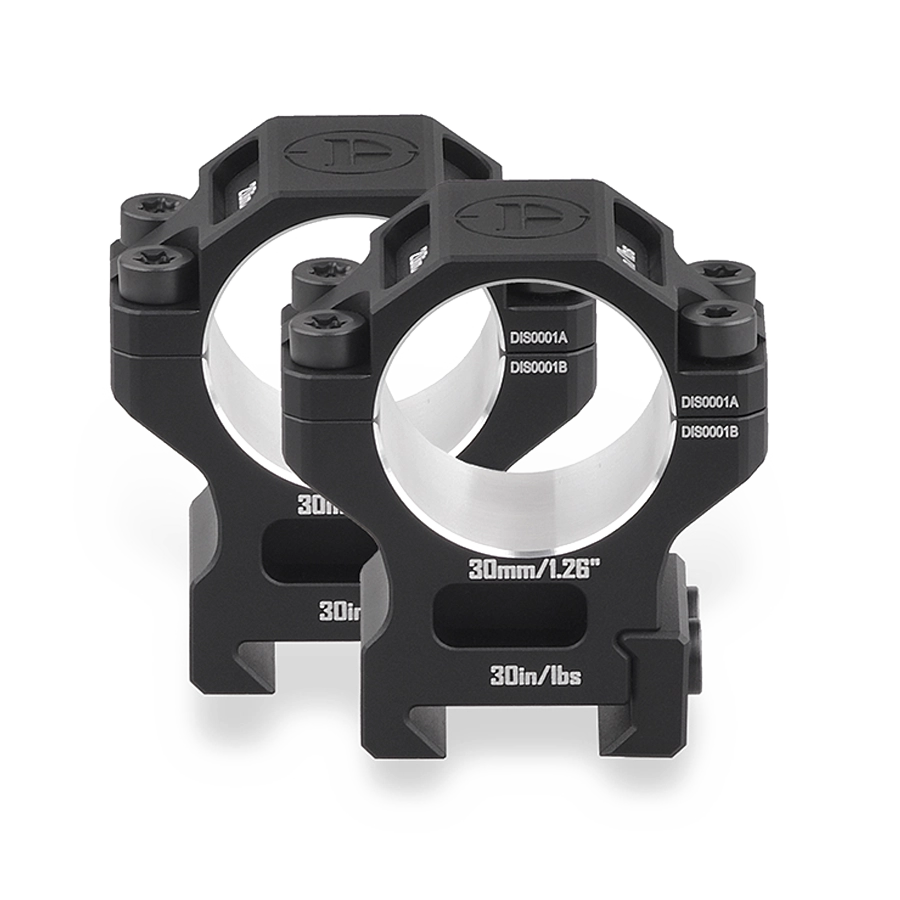 DISCOVERYOPT 6061 Aluminum Scope Rings – 25.4mm/30mm/34mm/35mm Tube | Fits 0.97"/1.26"/1.45" Scope Mount for Picatinny Rail