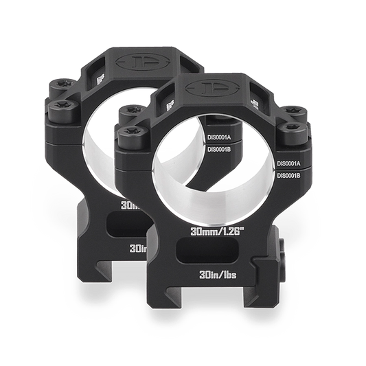 DISCOVERYOPT 6061 Aluminum Scope Rings – 25.4mm/30mm/34mm/35mm Tube | Fits 0.97"/1.26"/1.45" Scope Mount for Picatinny Rail