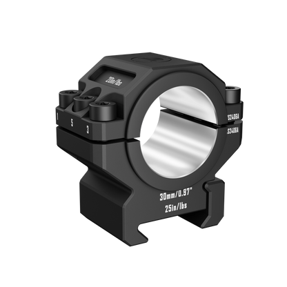 DISCOVERYOPT 6061 Aluminum Heavy-Duty Scope Mount – Fits 25.4mm & 30mm Tubes | 0.97"/1.26" Height | Picatinny Rail Compatible