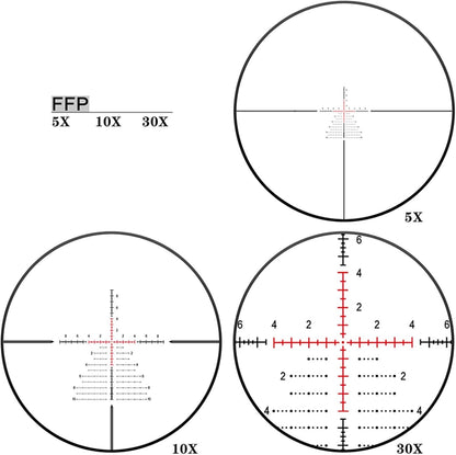 DISCOVERYOPT HD GEN III 5-30X56SFIR FFP-Z-MRAD Diameter:34MM Optics Scopes (FULLY TOOLLESS ZERO STOP)