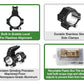 7075 Series Aluminum Heavy Duty Scope Rings -  Bubble Level & Picatinny Rail | 30mm or 34mm-Fits 0.85/1.05/1.25-inch Bases