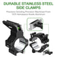 7075 Series Aluminum Heavy Duty Scope Rings -  Bubble Level & Picatinny Rail | 30mm or 34mm-Fits 0.85/1.05/1.25-inch Bases