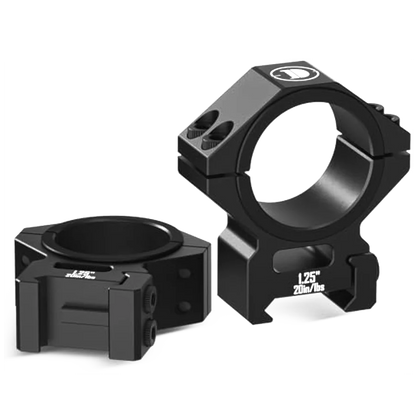 DISCOVERYOPT Multi-Compatible Mount for Picatinny Scope Rings for 25.4mm/30mm/34mm Tubes – 1.25" High Scope Rings
