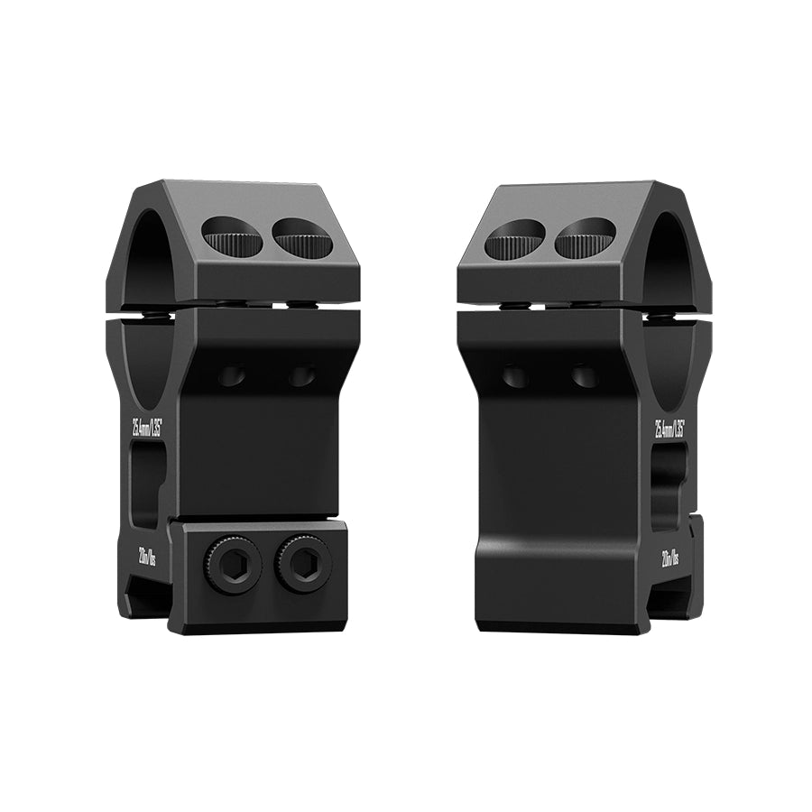 DISCOVERYOPT Picatinny Scope Rings for 25.4mm＆30mm Tubes – 1.35" High | for Picatinny, Weaver
