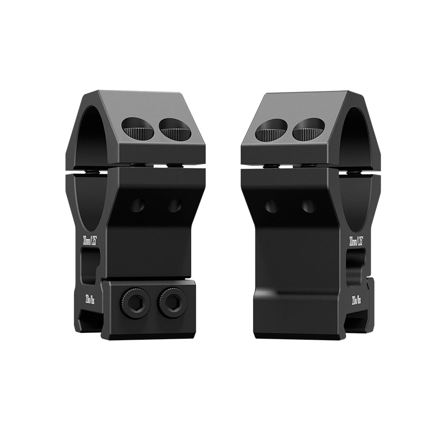 DISCOVERYOPT Picatinny Scope Rings for 25.4mm＆30mm Tubes – 1.35" High | for Picatinny, Weaver