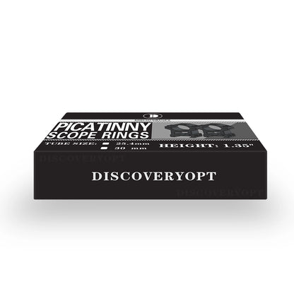 DISCOVERYOPT Picatinny Scope Rings for 25.4mm＆30mm Tubes – 1.35" High | for Picatinny, Weaver