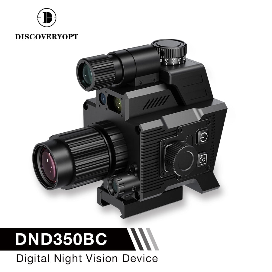 DISCOVERYOPT DND350BC | Digital Night Vision Riflescope with Laser Rangefinder, Ballistic Calculator & Recording
