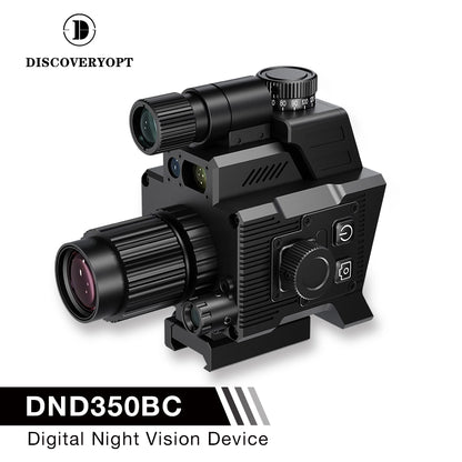 DISCOVERYOPT DND350BC | Digital Night Vision Riflescope with Laser Rangefinder, Ballistic Calculator & Recording