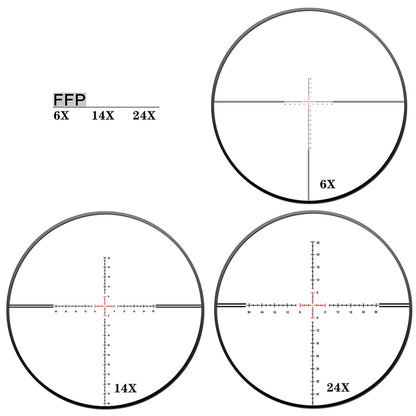 DISCOVERYOPT HT GEN II 6-24X44SFIR FFP-MOA Diameter:30MM Optics Scopes