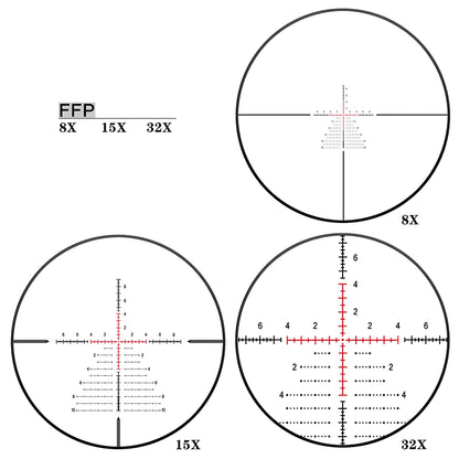 LHD 8-32X56SFIR FFP-MRAD/MOA-Z Diameter:34MM Optics Scopes