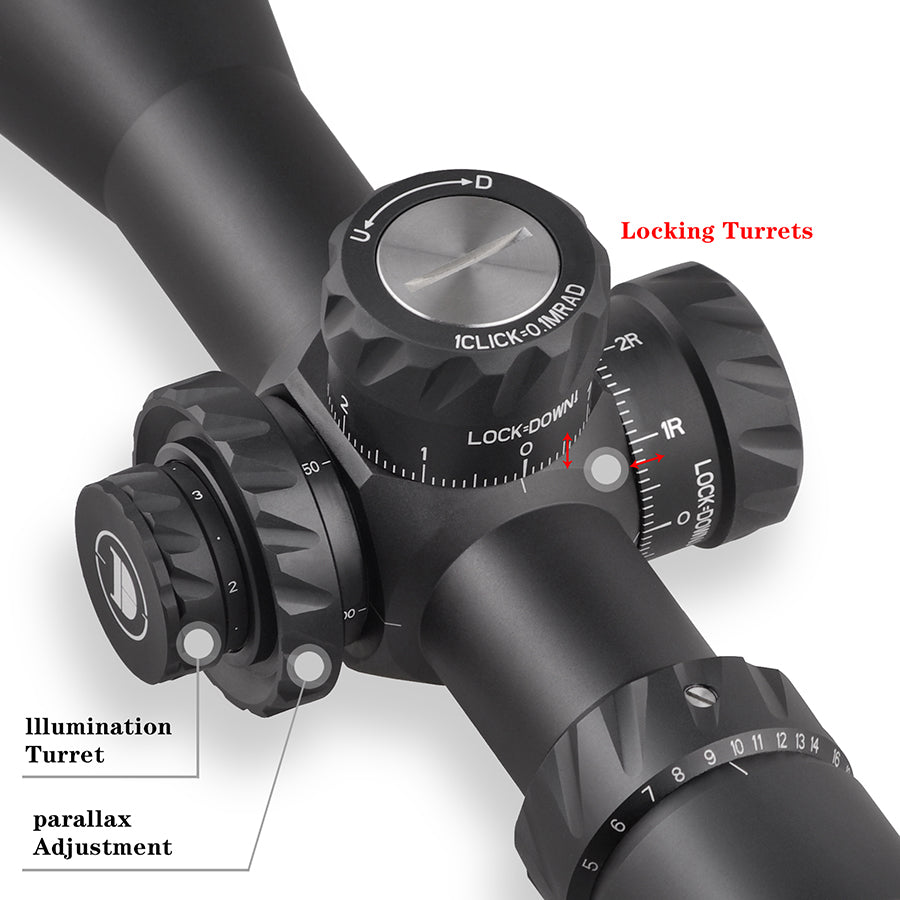 DISCOVERYOPT HD GEN2 4-24X50SFIR FFP-MRAD-Z/L Diameter:34MM Optics Scopes