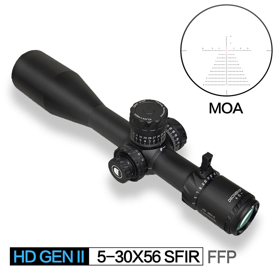 DISCOVERYOPT HD GEN II 5-30X56 SFIR FFP-Z-MRAD/MOA Diameter:34MM Optics Scopes