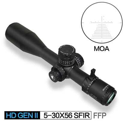 DISCOVERYOPT HD GEN II 5-30X56 SFIR FFP-Z-MRAD/MOA Diameter:34MM Optics Scopes
