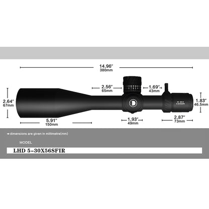 HD GEN II 5-30X56 SFIR FFP-Z-MRAD/MOA Diameter:34MM Optics Scopes
