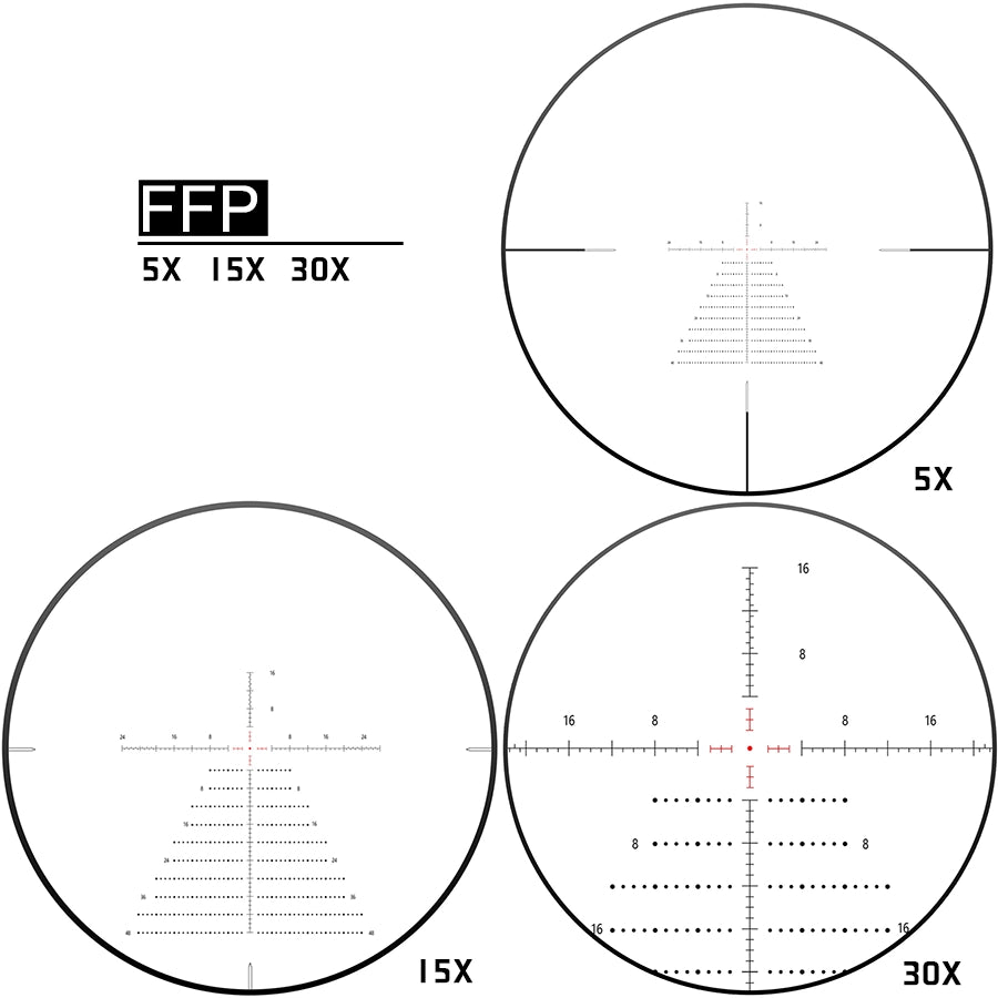 DISCOVERYOPT HD GEN II 5-30X56 SFIR FFP-Z-MRAD/MOA Diameter:34MM Optics Scopes