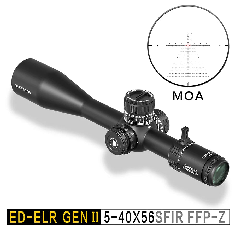 ED-ELR GEN II 5-40X56SFIR FFP-MRAD/MOA-Z Diameter:35MM Optics Scope