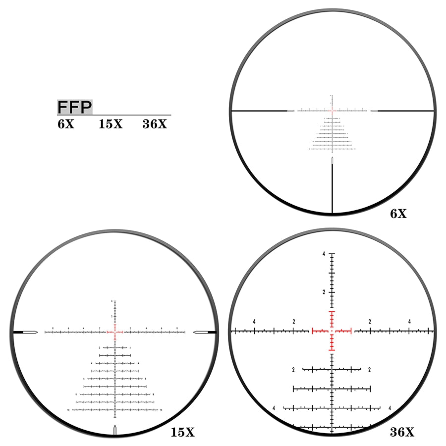 DISCOVERYOPT XED 6-36X56SFIR FFP-MRAD/MOA-ZERO STOP Diameter:35MM Optics Scopes