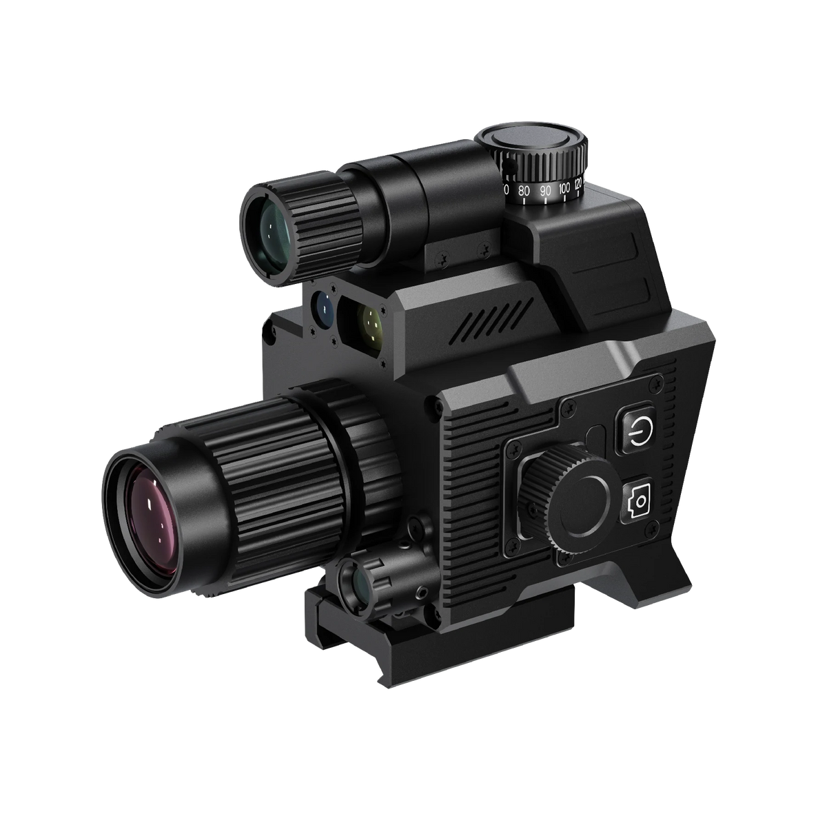 DISCOVERYOPT DND350BC | Digital Night Vision Riflescope with Laser Rangefinder, Ballistic Calculator & Recording