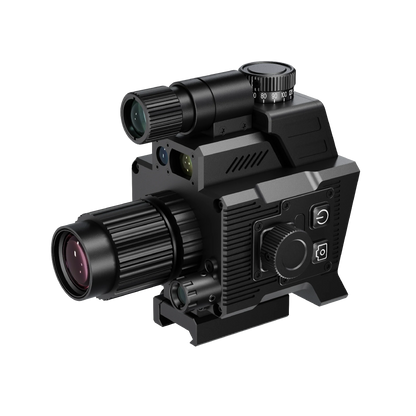 DISCOVERYOPT DND350BC | Digital Night Vision Riflescope with Laser Rangefinder, Ballistic Calculator & Recording