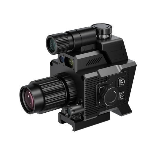 DISCOVERYOPT DND350BC | Digital Night Vision Riflescope with Laser Rangefinder, Ballistic Calculator & Recording