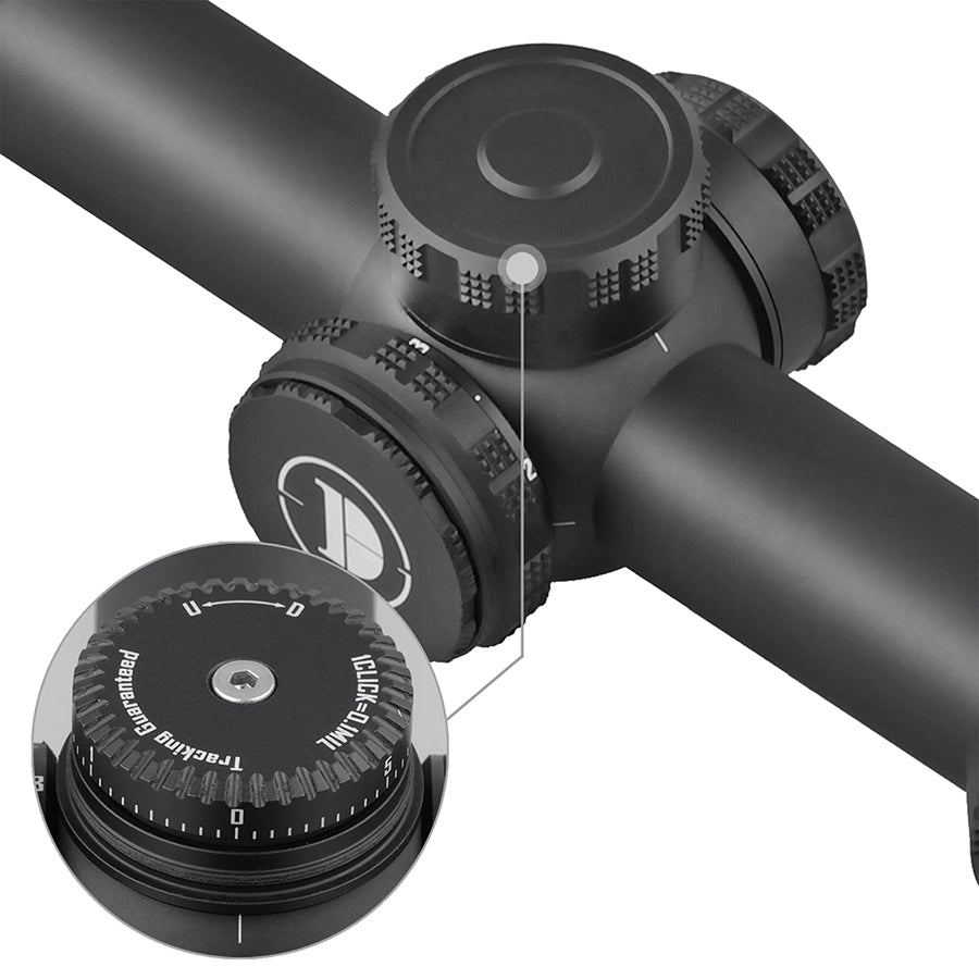 DISCOVERYOPT ED-AR 1-6X24IR FFP-MIL LPVO Diameter:30MM Short Optics Scope