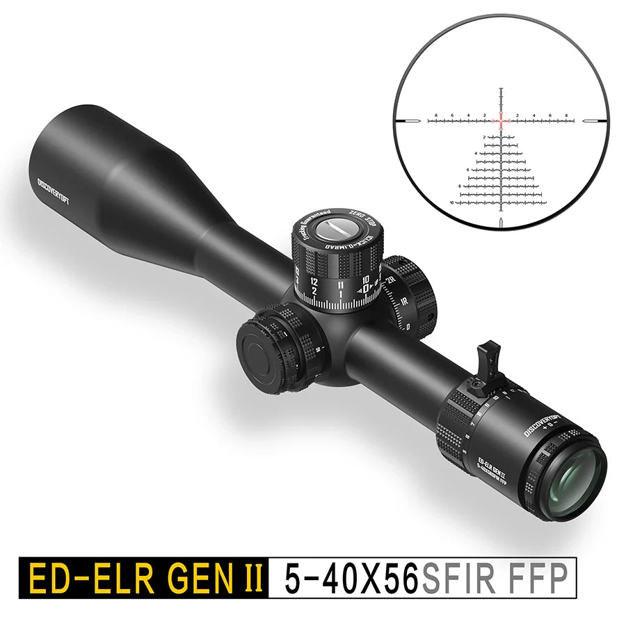 ED-ELR GEN II 5-40X56SFIR FFP-MRAD/MOA-Z Diameter:35MM Optics Scope