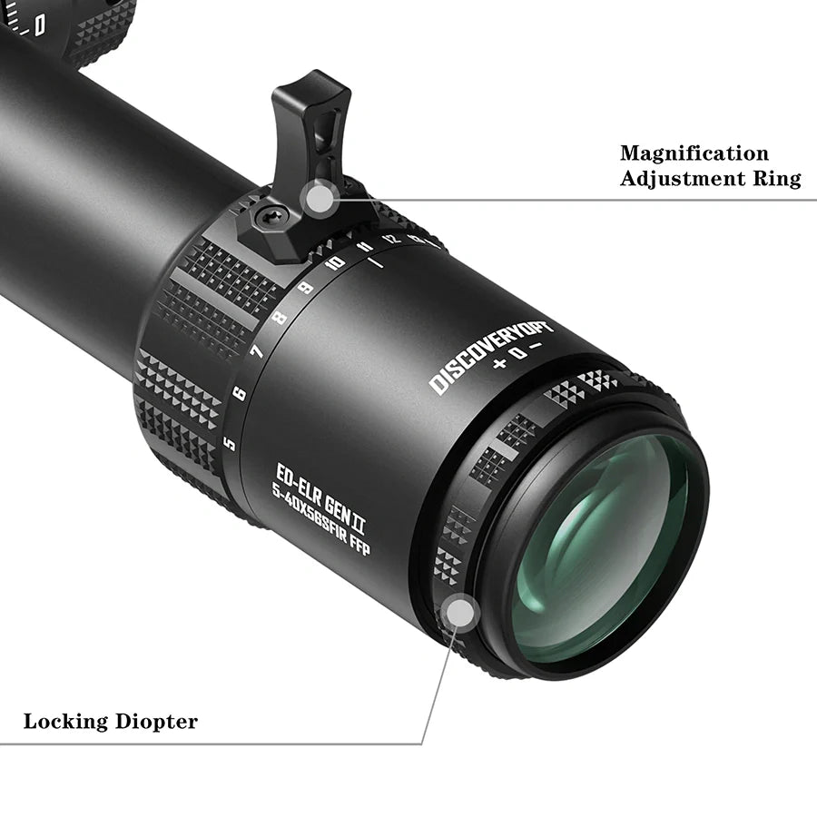 ED-ELR GEN II 5-40X56SFIR FFP-MRAD/MOA-Z Diameter:35MM Optics Scope