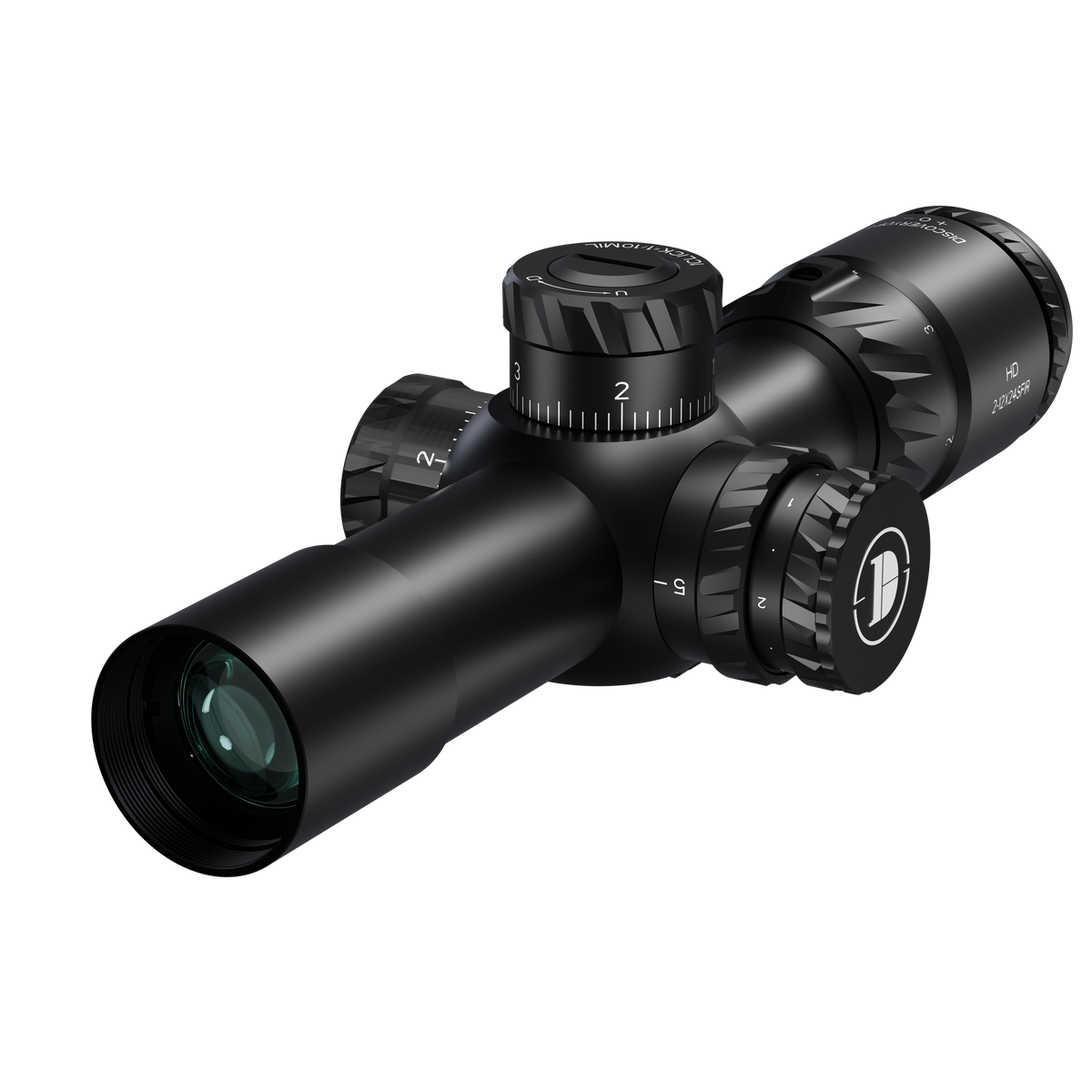 DISCOVERYOPT HD 2-12X24SFIR FFP-MIL Tube Diameter:30MM Short Optics Scope