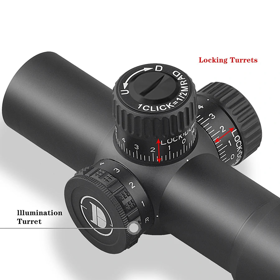 DISCOVERYOPT HT 6X24AIR-FFP-MRAD Diameter:30MM Short Optics Scope