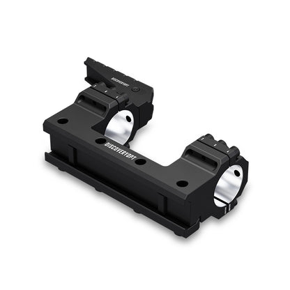 DISCOVERYOPT 0 MOA Heavy Duty Scope Mount, Picatinny One-Piece Base with Integrated Top Rail - Fits 30mm/34mm Tubes, 1.18"/1.5" Center Height