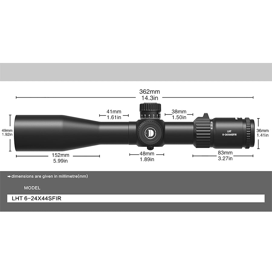 DISCOVERYOPT LHT 6-24X44SFIR FFP-MOA-L Diameter:30MM Optics Scopes