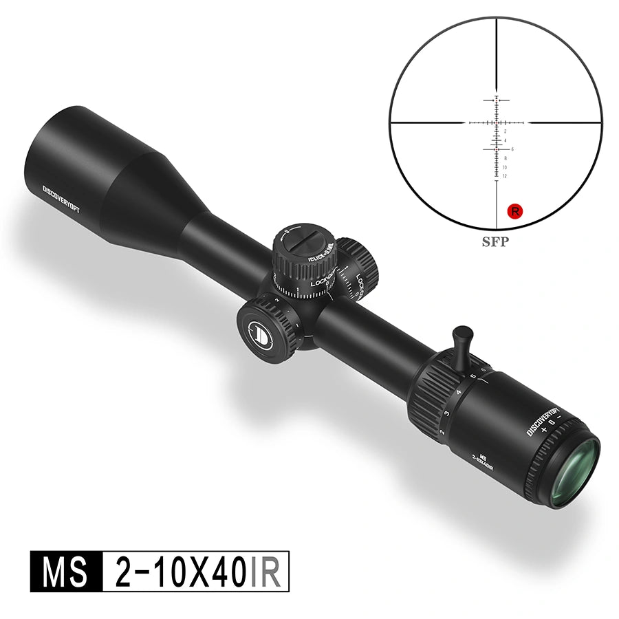 DISCOVERYOPT MS 2-10X40IR SFP-MIL Diameter:25.4MM Optics Scopes