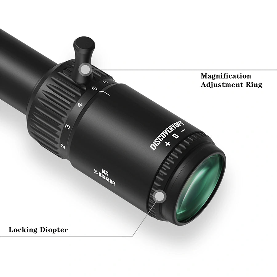 DISCOVERYOPT MS 2-10X40IR SFP-MIL Diameter:25.4MM Optics Scopes