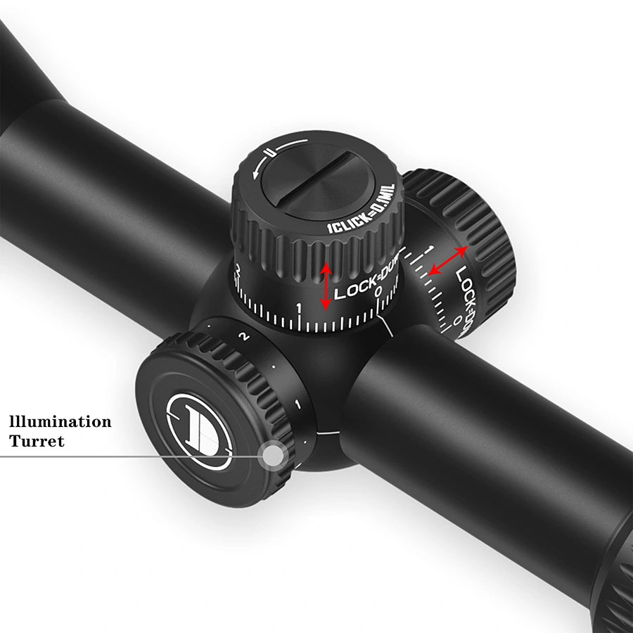 DISCOVERYOPT MS 2-10X40IR SFP-MIL Diameter:25.4MM Optics Scopes